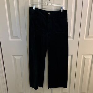 Maeve Dark Green velvet Pants